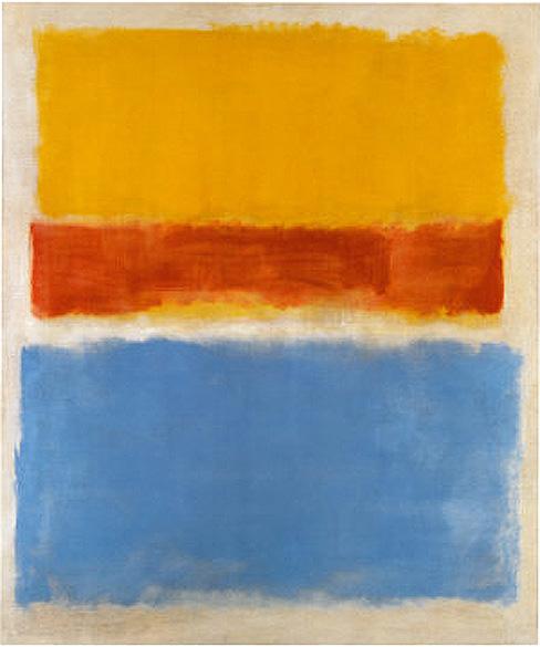 Untitled   Yellow Red Blue painting - Mark Rothko Untitled   Yellow Red Blue art painting